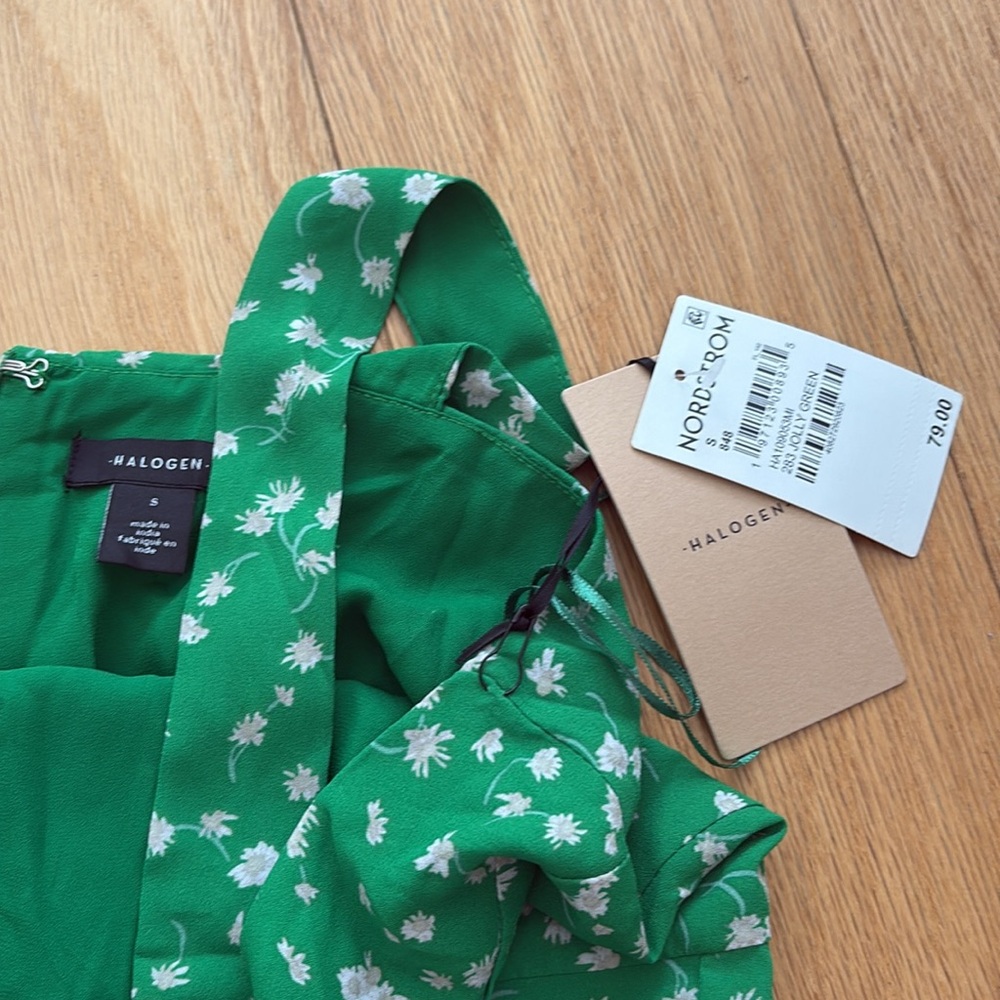 Green floral dress - Picture 5 of 5